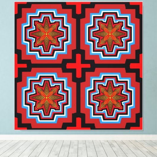 Colorful Digital 3D Leinwand Art - Perfekt (Insitu (Holzboden))