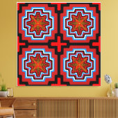 Colorful Digital 3D Leinwand Art - Perfekt (Insitu (Wohnzimmer))