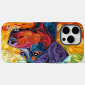 Colorful Doberman Pincher Portrait Case-Mate iPhone Hülle (Rückseite (Horizontal))