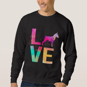 Colorful Doberman Pinscher Dog Mama Doberman Pinsc Sweatshirt
