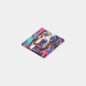 colorful dog post-it klebezettel (angewinkelt)