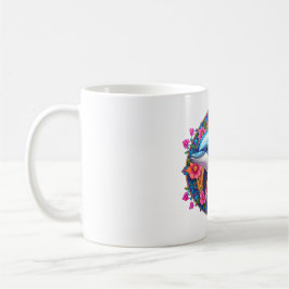 Colorful Dolphin Mandala Art Kaffeetasse