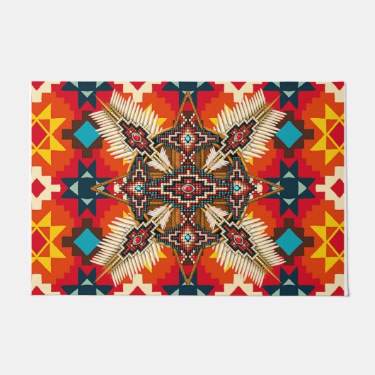 Colorful Doormat / Front Doormat / Housewarming Gi Fußmatte (Vorderseite)
