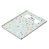 Colorful Dot Back to School Supplies  Notizblock (Linke Seite)