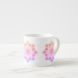 Colorful Dot Mandala Espressotasse