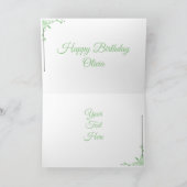 Colorful Dot Mandala Happy Birthday Card Karte (Innenseite)