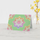 Colorful Dot Mandala Happy Birthday Card Karte (Gelbe Blume)