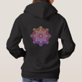 Colorful Dot Mandala Hoodie (Rückseite)