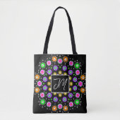 Colorful Dot Mandala Tasche (Vorderseite)