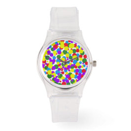 Colorful Dots Armbanduhr