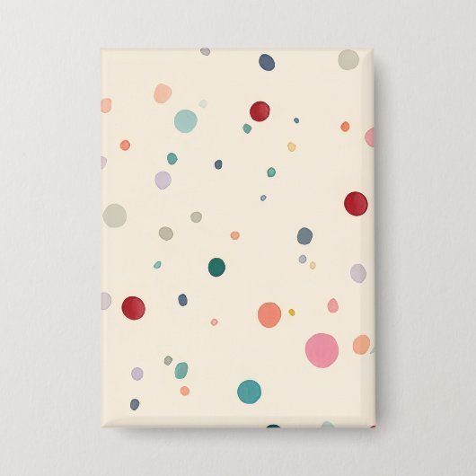 Colorful Dots Buttons – Available in Rectangular & (Vorderseite)