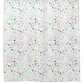 Colorful Dots Duschvorhang (Vorderseite)