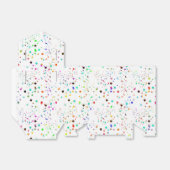 Colorful Dots Geschenkschachtel (Ungefaltet)