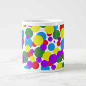 Colorful Dots Jumbo-Tasse (Vorderseite)