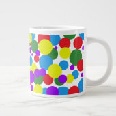 Colorful Dots Jumbo-Tasse (Rechts)