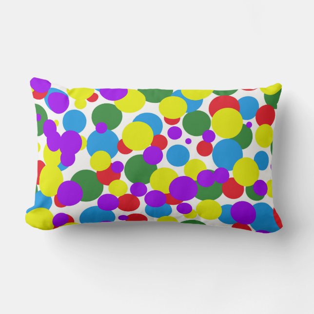 Colorful Dots Lendenkissen (Vorderseite)