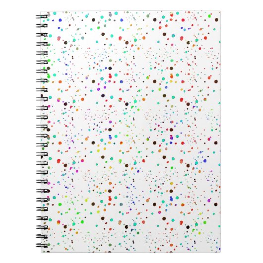 Colorful Dots Notizblock (Vorderseite)
