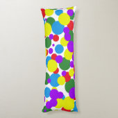 Colorful Dots Seitenschläferkissen (Rückseite (Vertikal))