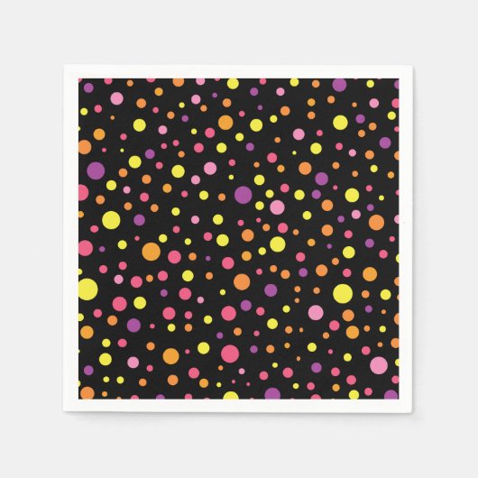 Colorful Dots Serviette (Vorderseite)