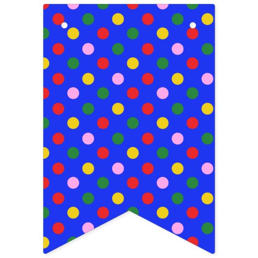 Colorful Dots Wimpelkette (Erste Fahne)