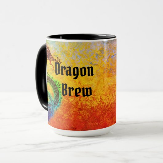 Colorful Dragon Brew Tasse (Vorderseite Links)