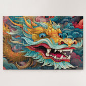 Colorful Dragon Modern Puzzle (Horizontal)