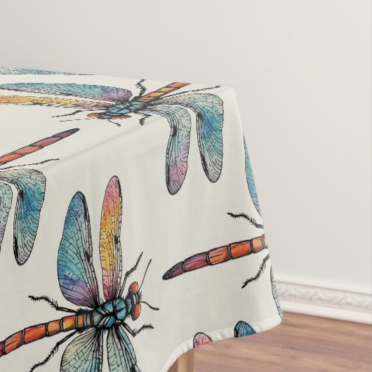Colorful Dragonfly Pattern Tischdecke (Beispiel)