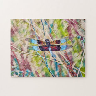 Colorful Dragonfly Puzzle