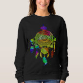 Colorful Dreamcatcher Feathers Tribal Native Ameri Sweatshirt (Vorderseite)