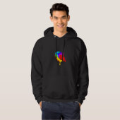 Colorful drop hoodie (Vorne ganz)