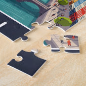 Colorful Dublin Cityscape – River Liffey & Bridges Puzzle (Seite)