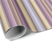Colorful Dusty Grayish Brown And Purple Pattern Geschenkpapier (Rolleneckpunkt)