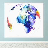 Colorful Earth  Leinwanddruck (Insitu (Holzboden))