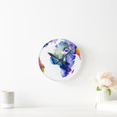 Colorful Earth Runde Wanduhr (Zuhause)