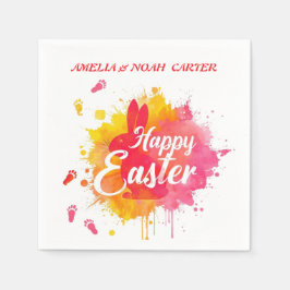 COLORFUL  Easter BRUNCH & HUNT Serviette