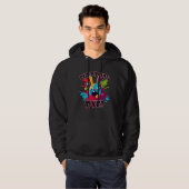 Colorful Easter Bunny Did You Dye Hoodie (Vorne ganz)