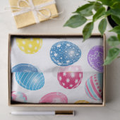 Colorful Easter Eggs Seidenpapier (Geschenk)