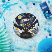 Colorful Editable Ninja Birthday Pappteller (Party)
