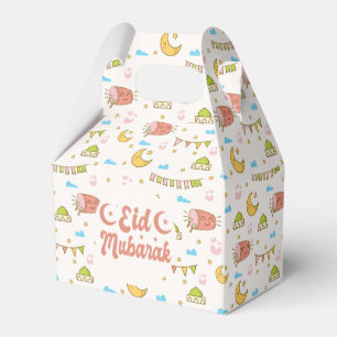 Colorful Eid Mubarak Eid Goodie Favor Box Geschenkschachtel