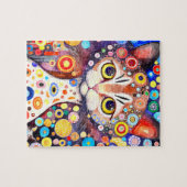 Colorful Einzigartiges Kitten Jigsaw Puzzle (Horizontal)