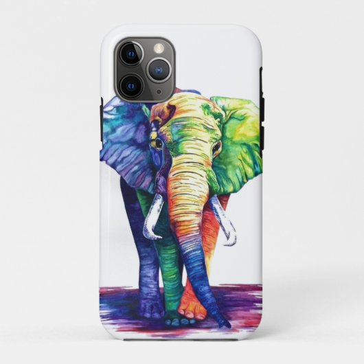 Colorful elephant Case-Mate iPhone hülle (Rückseite)