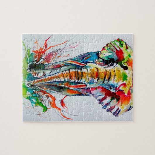 Colorful elephant puzzle (Horizontal)