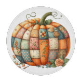 COLORFUL EMBROIDERY LOOK FALL PUMPKIN SCHNEIDEBRETT (Vorderseite)