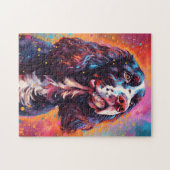 Colorful English Springer Spaniel Puzzle (Horizontal)