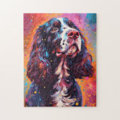 Colorful English Springer Spaniel Puzzle (Vertikal)