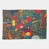 Colorful Ensemble von Wassily Kandinsky Geschirrtuch (Horizontal)