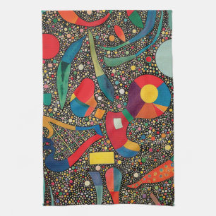 Colorful Ensemble von Wassily Kandinsky Geschirrtuch