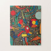 Colorful Ensemble von Wassily Kandinsky Puzzle (Vertikal)