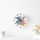 Colorful Euphonium Runde Wanduhr (Zuhause)