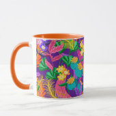 Colorful Exotic Floral Pattern-23148 Tasse (Links)